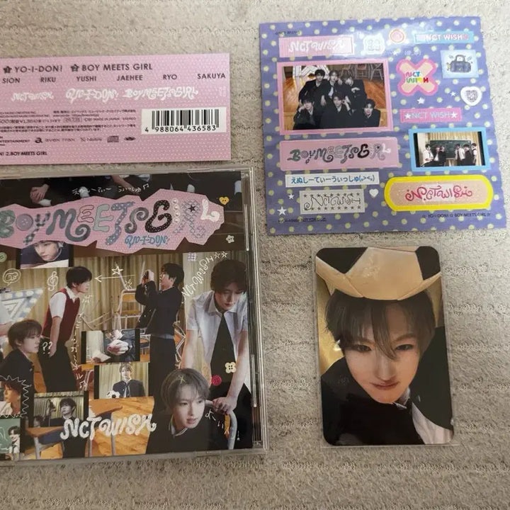 [BUNJANG] NCT WISH Sakuraya Gakuran Photocard (Opened) / NCT WISH 엔시티 위시 가쿠란사쿠야 포카 보밋걸앨범(개봉)