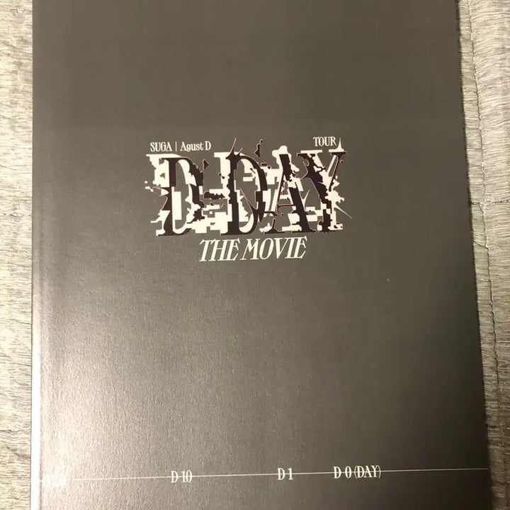[BUNJANG] BTS SUGA D-DAY TOUR THE MOVIE JAPAN Program Book / BTS SUGA 방탄 D-DAY MOVIE JAPAN 일본 영화관 프로그램북