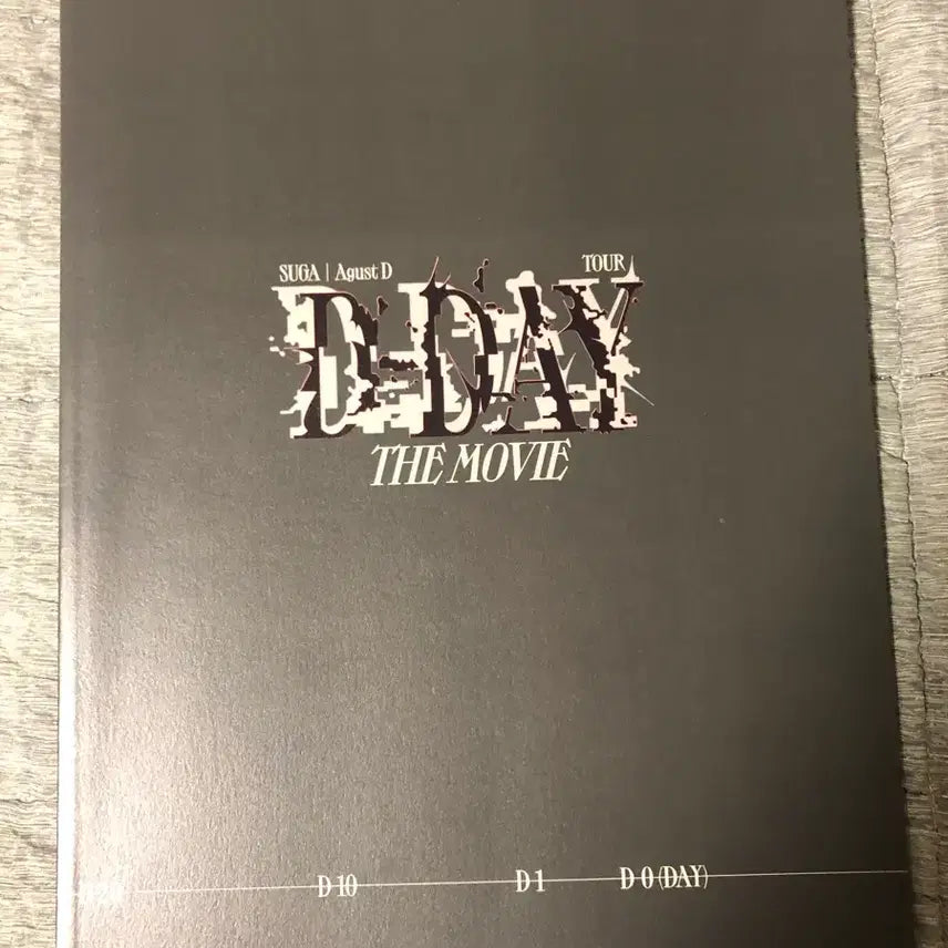[BUNJANG] BTS SUGA D-DAY TOUR THE MOVIE JAPAN Program Book / BTS SUGA 방탄 D-DAY MOVIE JAPAN 일본 영화관 프로그램북