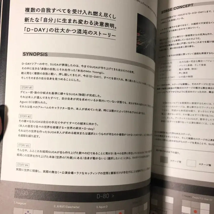 [BUNJANG] BTS SUGA D-DAY TOUR THE MOVIE JAPAN Program Book / BTS SUGA 방탄 D-DAY MOVIE JAPAN 일본 영화관 프로그램북