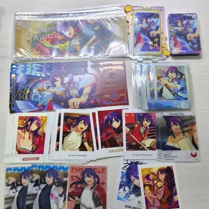 [BUNJANG] Ensemble Stars! Set - Soma Kanzaki (Pashacolle, Yusanccotta, Live Ticket) / 앙스타 굿즈 세트 파샤코레 유사코롯타 라이브티켓 칸자키 소마
