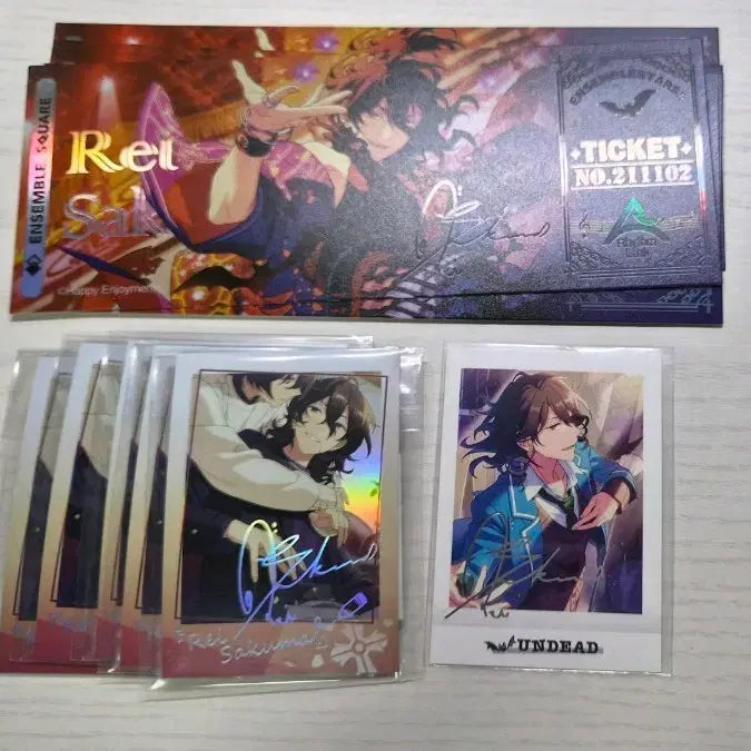 [BUNJANG] Ensemble Stars! Sakuma Rei Merchandise Bundle Set - Pashacolle, YusanColotta, Live Ticket / 앙스타 굿즈 세트 파샤코레 유사코롯타 라이브티켓 사쿠마 레이