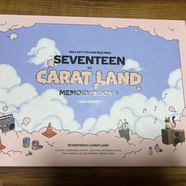 [BUNJANG] SEVENTEEN 2023 CARAT ZONE Memory Book Full Set / 세븐틴 2023 캐럿랜드 메모리북 풀세트