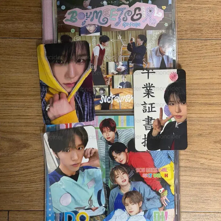 [BUNJANG] NCT WISH Jaehee Bomitgirl Yoidon Regular Edition Mumoshot POB Photocard Set / 엔시티위시 재희 보밋걸 요이돈 통상반 무모샵 특전
