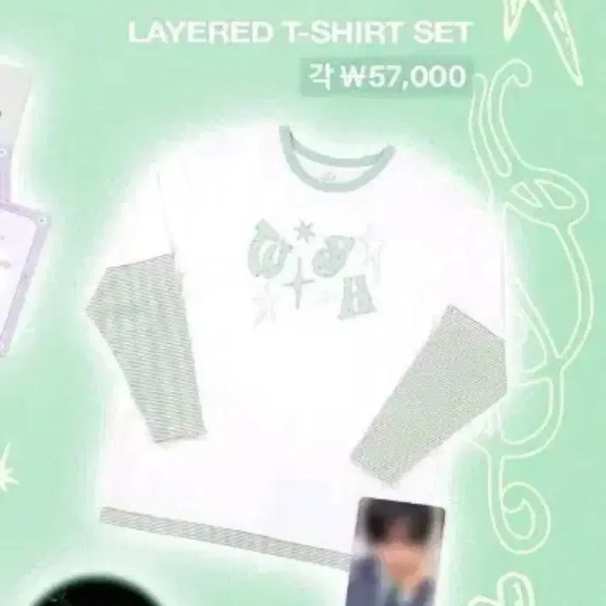 [BUNJANG] NCT Wish Sakuya Layered T-Shirt / (사쿠야.ver) 엔시티 위시 콘서트 레이어드 티셔츠