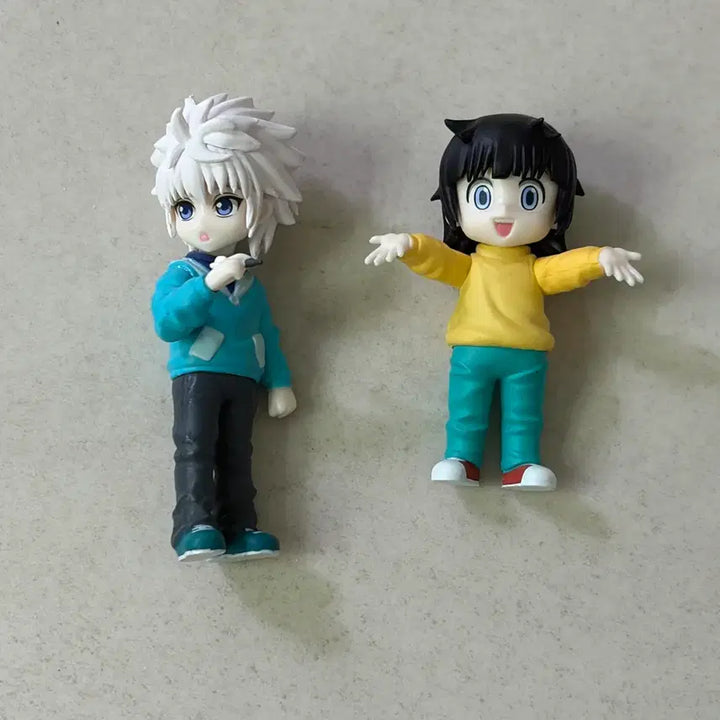 [BUNJANG] Hunter x Hunter Ichiban Kuji Prize G Killua &amp; Alluka Figure / (발받침대X)헌터헌터 쿠지 제일복권 g상 키르아 아르카 피규어