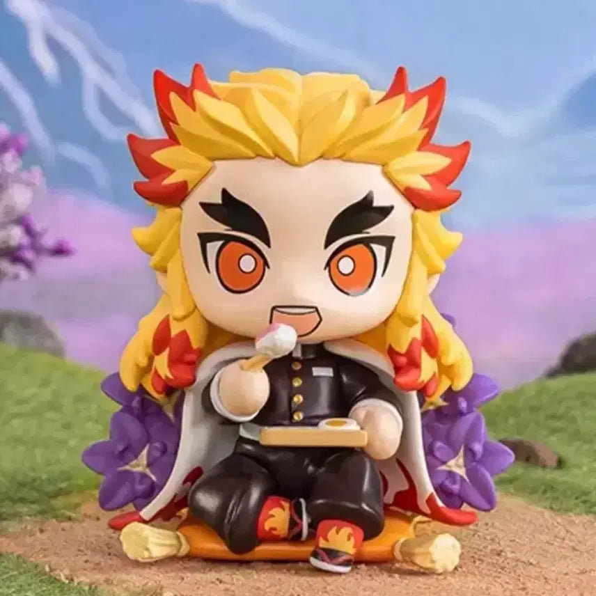 [BUNJANG] Popmart Demon Slayer Kyojuro Rengoku Birth Flower Figure / 귀멸의칼날 팝마트 렌고쿠 탄생화 피규어