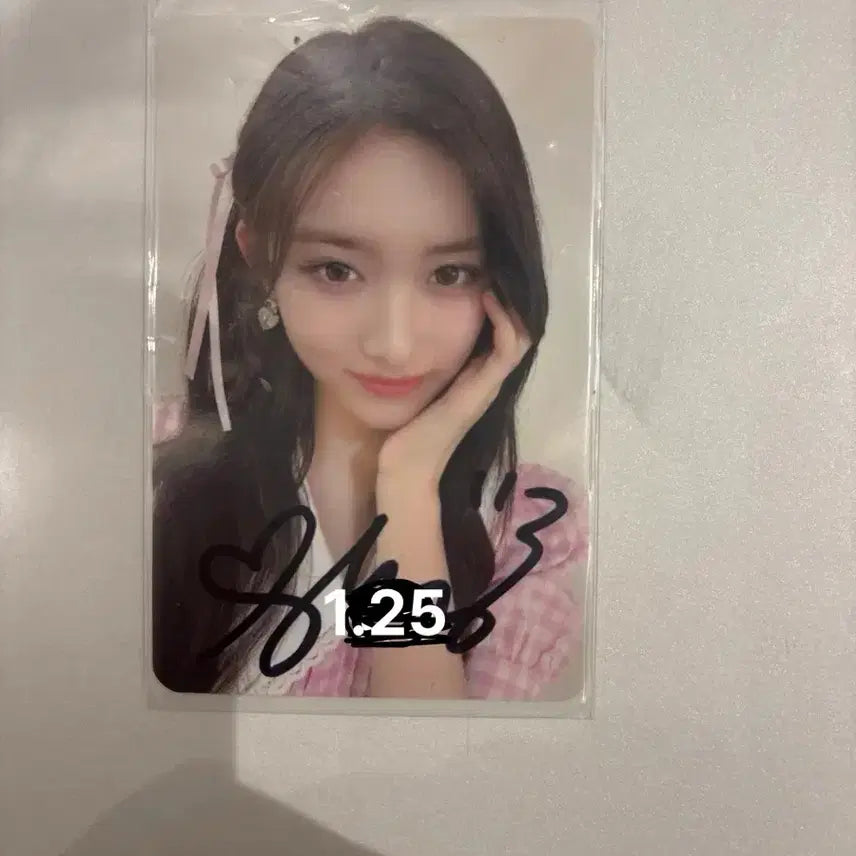 [BUNJANG] IVE Seo Sign Photocard / 아이브 이서 싸인포카 판매