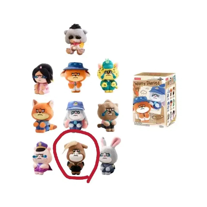 [BUNJANG] Miniso Zootopia 2 Worry Diary Mayor Winddancer Plush Keychain / 미니소 주토피아 2 걱정일기