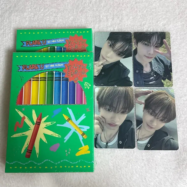 [BUNJANG] Flareu Choi Ripwoo Kang Woojin POB Photocard Bundle Set / 플레어유 flareu 최립우 강우진 미공포 포카