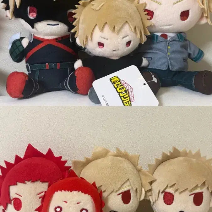 [BUNJANG] My Hero Academia Bakugo Kirishima Plush Bundle Set / 바쿠고 키리시마 누이 일괄 양도 히로아카 나히아 니토탄
