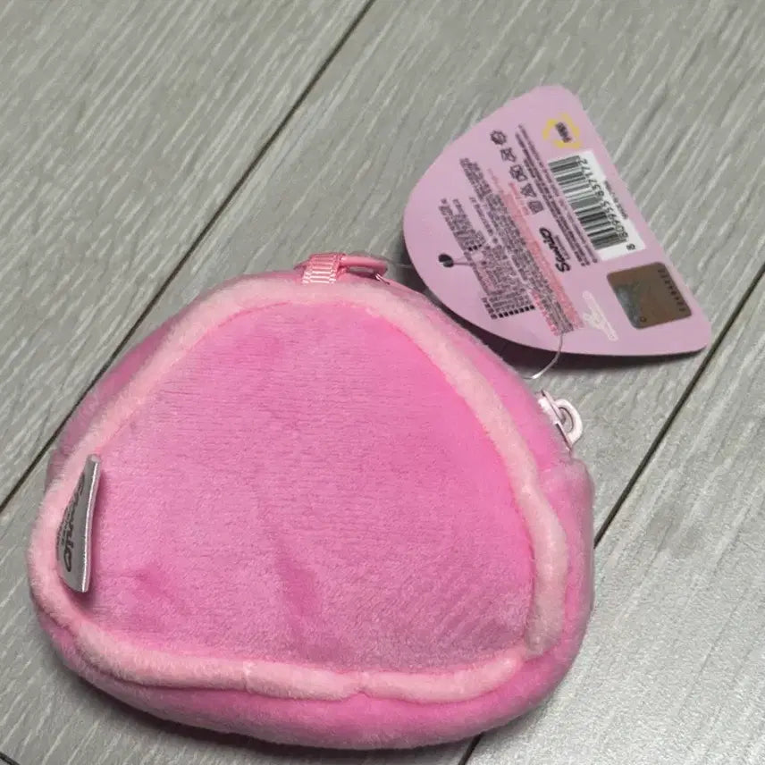 [BUNJANG] My Melody Onigiri Pouch Coin Purse with Keychain / 산리오 포켓 삼각김밥 인형 파우치 마이멜로디