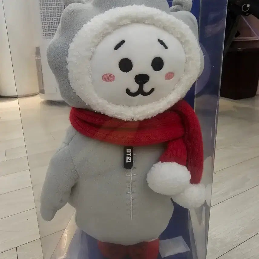 [BUNJANG] BTS BT21 RJ Winter Plush Doll (40cm) / BTS bt21 윈터 RJ 인형 미개봉