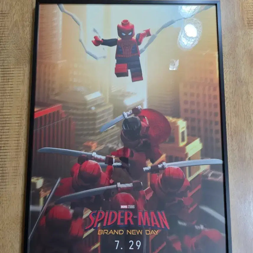 [BUNJANG] Spider-Man Brand New Day LEGO Poster / [초희귀] 스파이더맨 브랜드 뉴 데이 레고 포스터