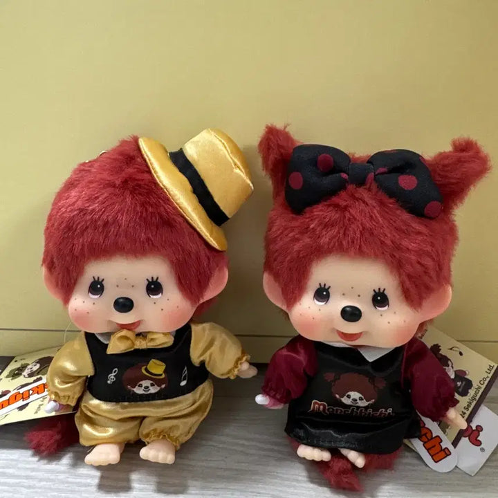 [BUNJANG] Monchhichi Large Head Music Box Set / 홍콩 오르골 대두 몬치치 세트
