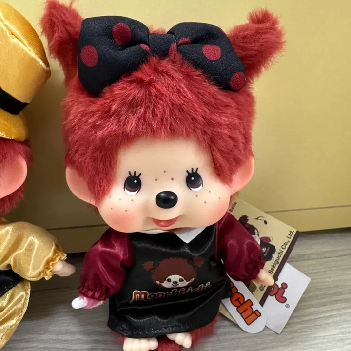 [BUNJANG] Monchhichi Large Head Music Box Set / 홍콩 오르골 대두 몬치치 세트