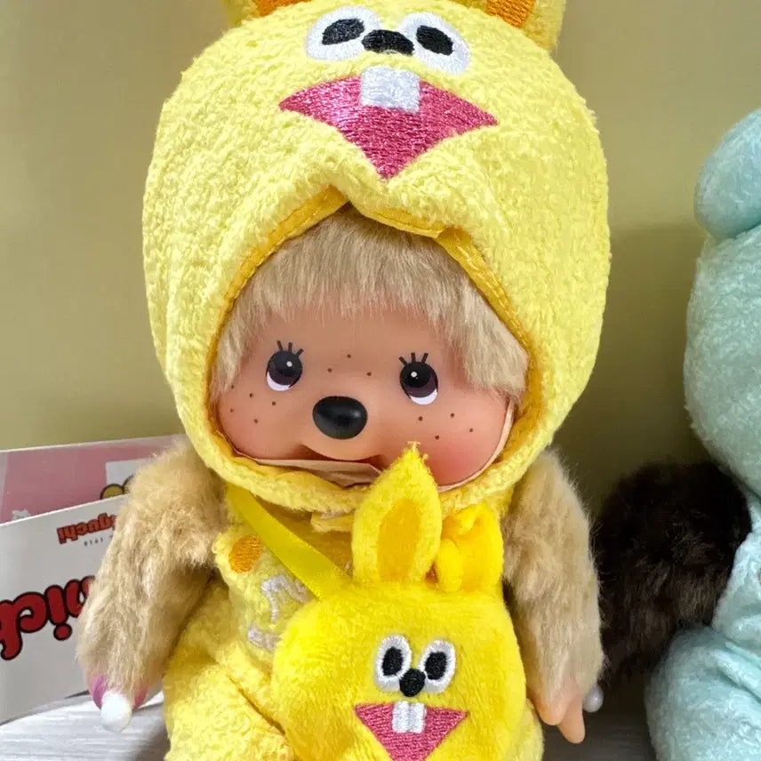 [BUNJANG] Tanukukun Friends Monchhichi Set / 타누쿤 프렌즈 몬치치 세트