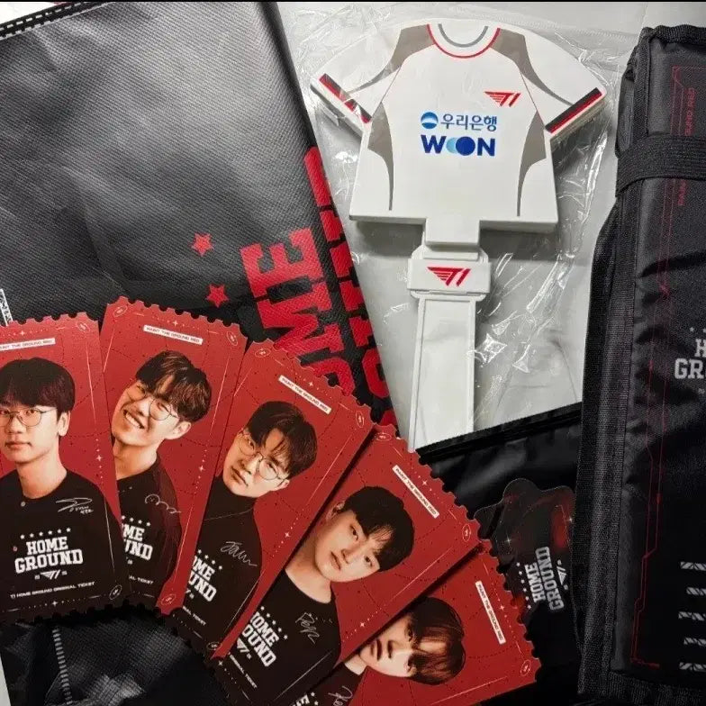 [BUNJANG] T1 Home Ground Lightstick Photocard Set / T1 홈그라운드 응원봉 포토카드 세트