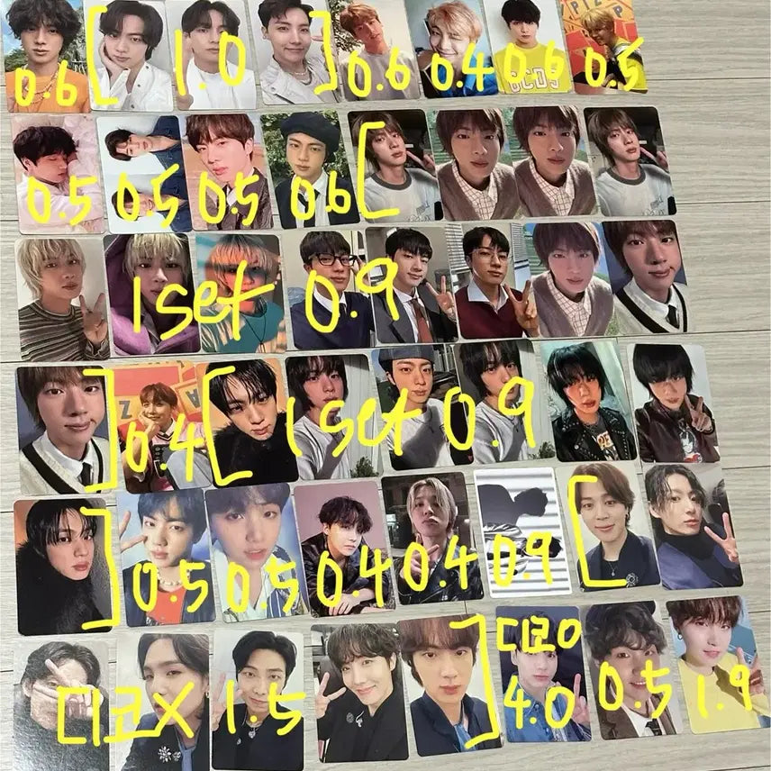 [BUNJANG] BTS Photocard / 방탄소년단 포토카드 bts 포카 급처
