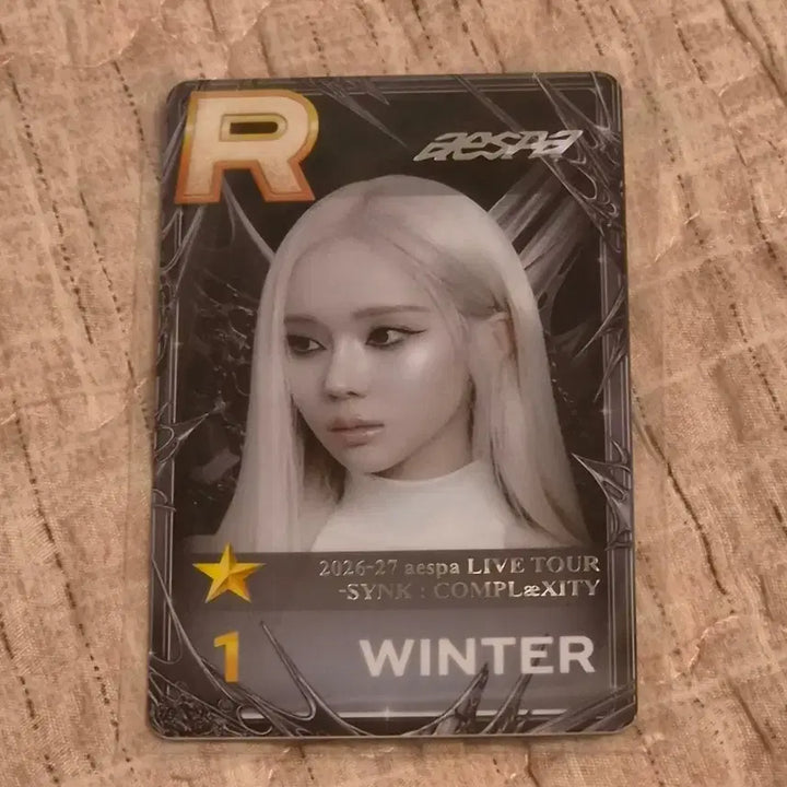 [BUNJANG] Aespa Winter Superstar SM Photocard / 에스파 콘서트 슈퍼스타 슈스엠 윈터 구매인증 포카