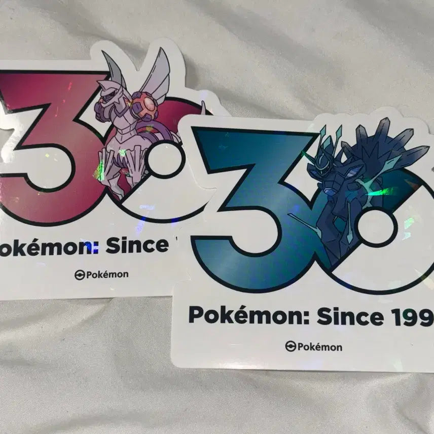 [BUNJANG] Pokemon 30th Anniversary Sticker Set - Dialga, Palkia, Origin Form / 포켓몬스터 포켓몬 30주년 스티커 디아루가 펄기아 오리진폼