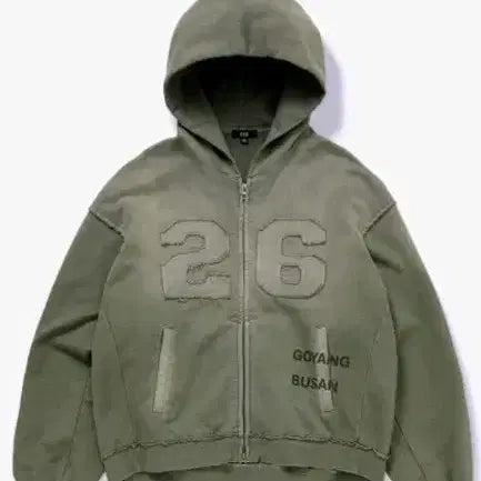 [BUNJANG] BTS Arirang Hoodie Zip-up Khaki XL / [BTS] 현물 방탄 아리랑 후드 Korea hoodie 집업 26 GOYANG BUSAN 카키 XL 새상품