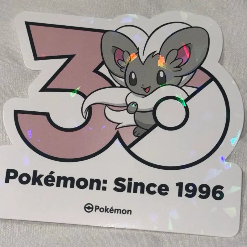 [BUNJANG] Pokemon 30th Anniversary Chinchou Sticker / 포켓몬스터 포켓몬 30주년 치라치노 스티커