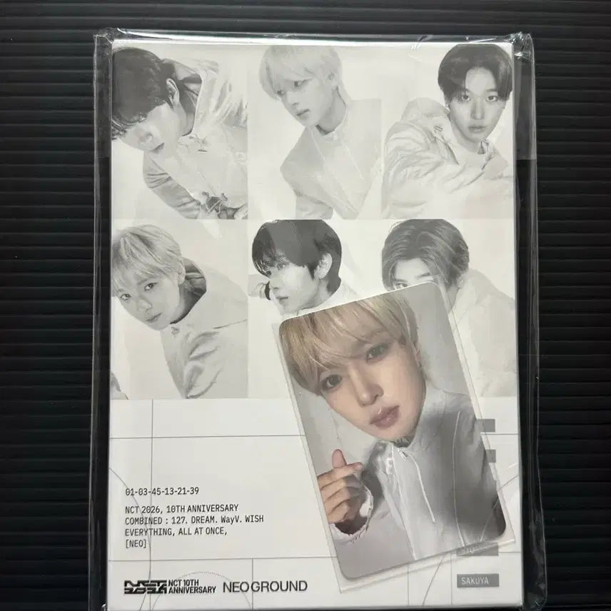 [BUNJANG] NCT Wish Sakuraya 10th Anniversary Pop-up Photocard Set / 네오그라운드 그룹 포토 세트 사쿠야 팝업 NCT 10주년 엔시티 위시