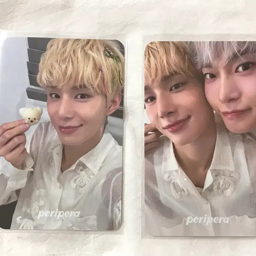 [BUNJANG] NCT Jungwoo Doyoung Peripera Bundle Set Photocard / 엔시티 정우 도영 페리페라 포카 (일괄)