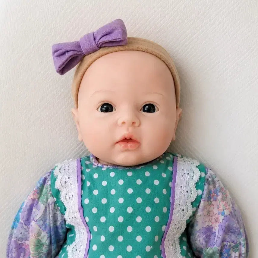 [BUNJANG] Full Silicone Ribbon Doll Baby Doll / (행사) 풀실리콘 리본돌