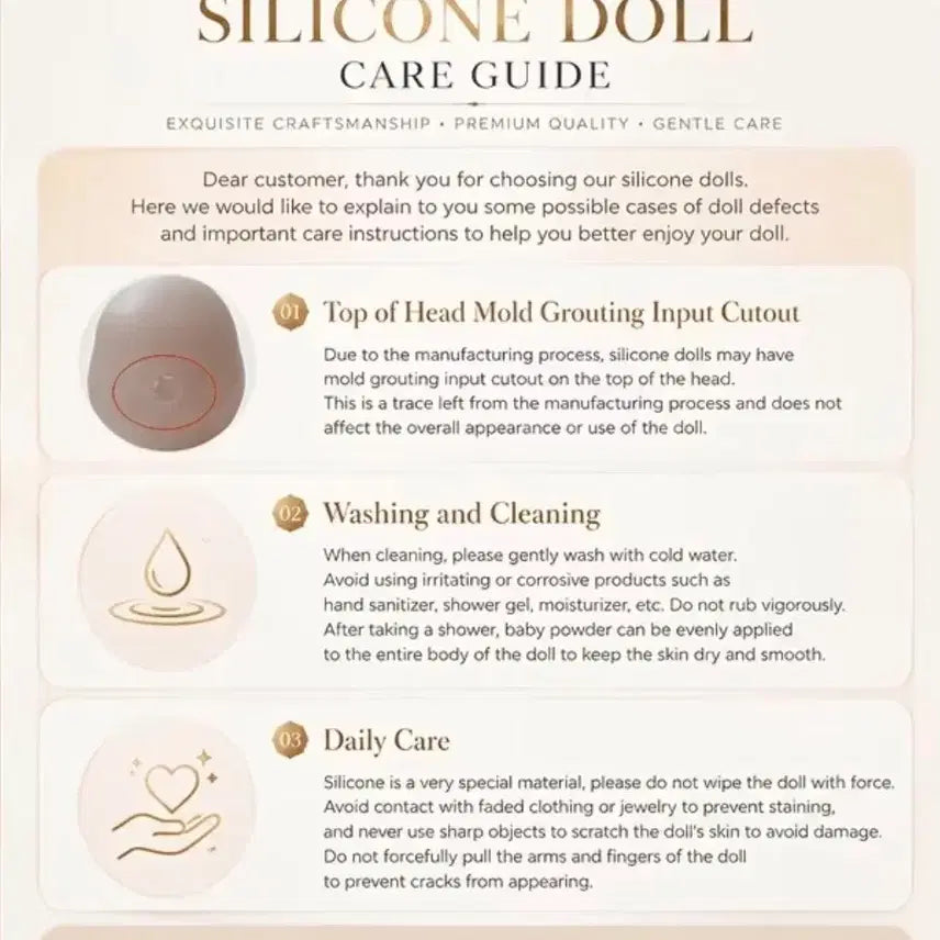 [BUNJANG] Full Silicone Ribbon Doll Baby Doll / (행사) 풀실리콘 리본돌
