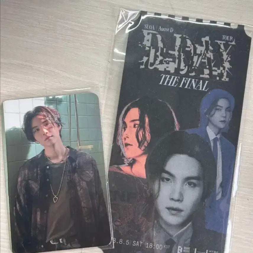 [BUNJANG] BTS SUGA D-DAY Concert Photocard Special Set / 방탄 bts 윤기 디데이 콘서트 포토카드 특전 세트