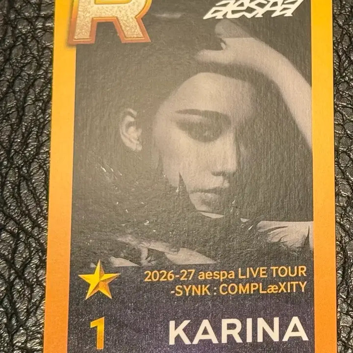 [BUNJANG] Superstar SMTOWN aespa Karina Mission Photocard / 슈스엠 에스파 콘서트 카리나 미션 포카 포토카드 superstar smtown ssm