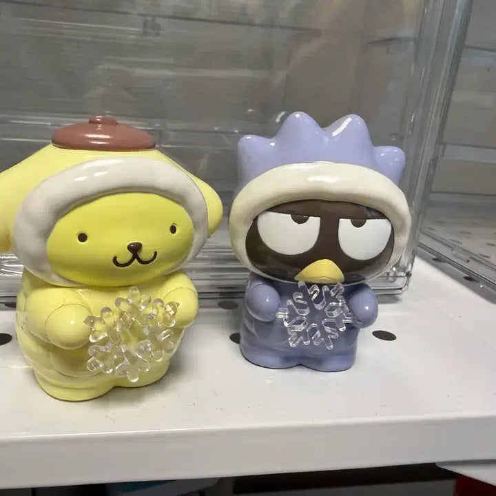 [BUNJANG] Pompompurin &amp; Badtz-Maru Padded Figure Bundle Set / 폼폼푸린 바츠마루 패딩피규어 일괄