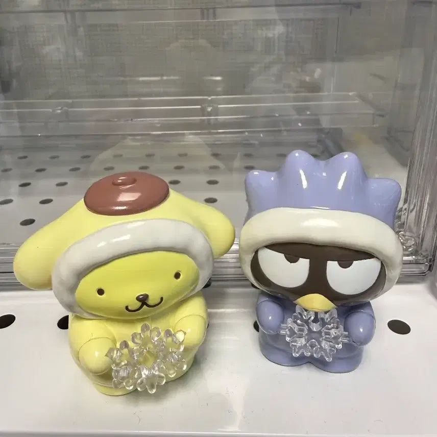 [BUNJANG] Pompompurin &amp; Badtz-Maru Padded Figure Bundle Set / 폼폼푸린 바츠마루 패딩피규어 일괄