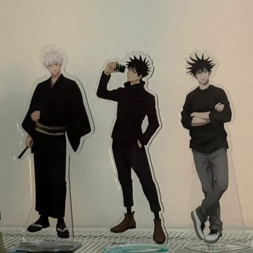 [BUNJANG] Jujutsu Kaisen Gojo Megumi Acrylic Stand Set / 주술회전 고죠 메구미 아크릴 스탠드 3종 일괄