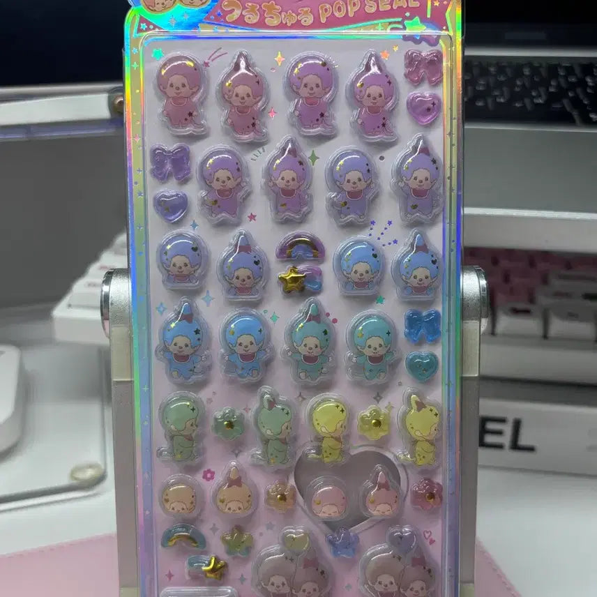[BUNJANG] Monchichi Bonbon Sticker Set / (새상품/일본정품) 몬치치 봉봉 스티커