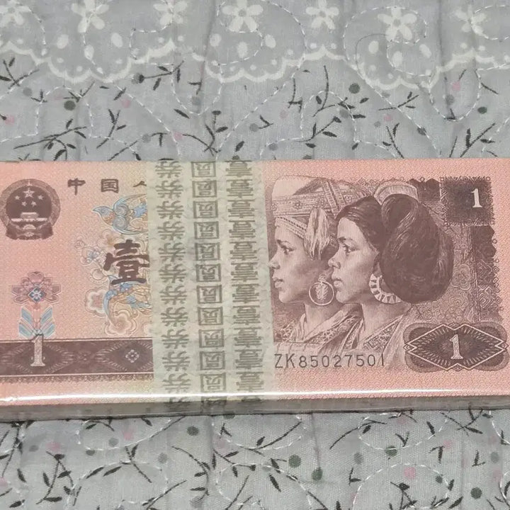 [BUNJANG] 1996 Chinese 1 Yuan Banknote Bundle (100 Pieces) / 중국 1위안1996년 지폐100장 묶음