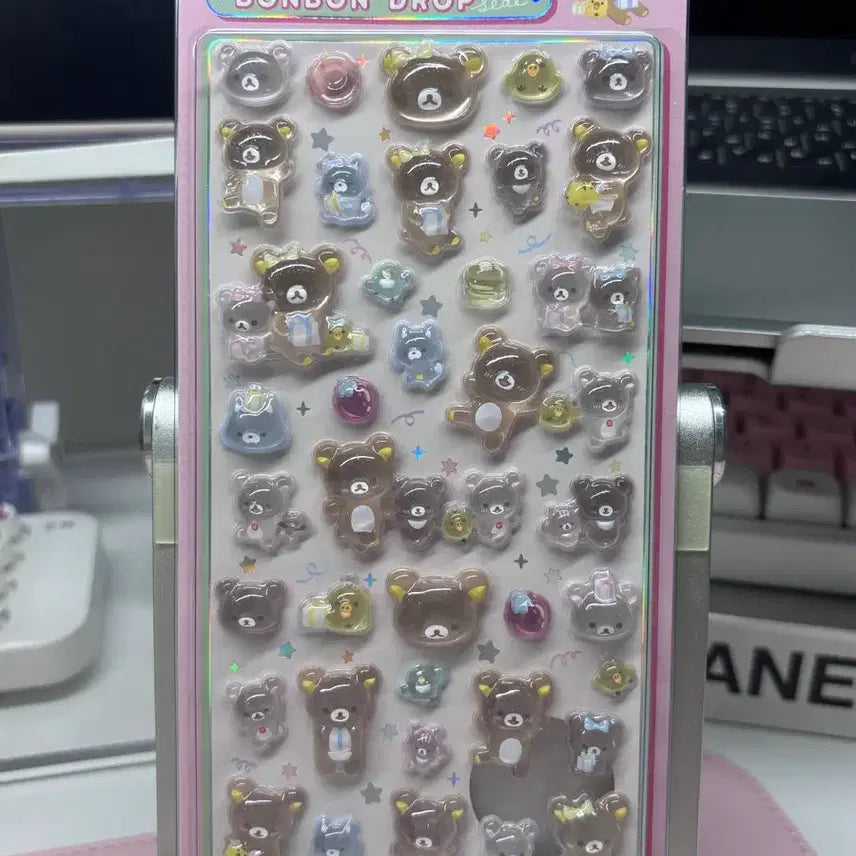 [BUNJANG] Rilakkuma Bonbon Stickers - New &amp; Authentic Japanese Product / (새상품/일본정품) 리락쿠마 봉봉 스티커