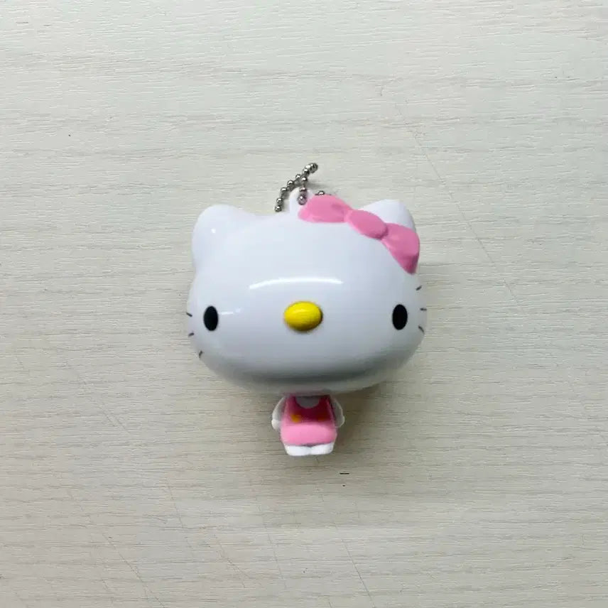 [BUNJANG] Big Head Kitty Tape Measure Keychain / 대두 키티 줄자 키링