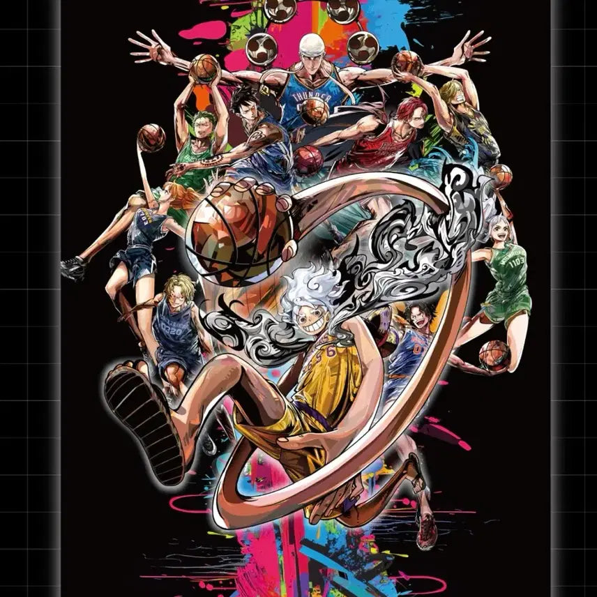 [BUNJANG] One Piece x NBA Collaboration Poster Set / 원피스 X NBA 콜라보 포스터