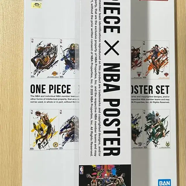 [BUNJANG] One Piece x NBA Collaboration Poster Set / 원피스 X NBA 콜라보 포스터