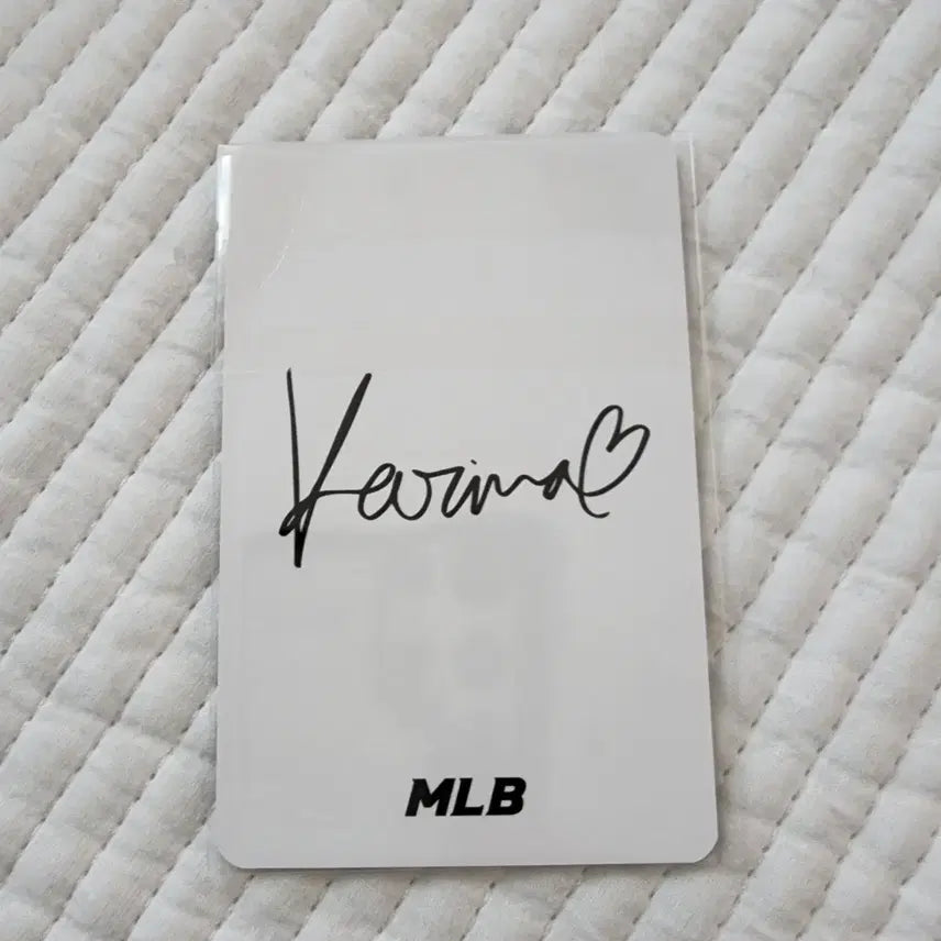 [BUNJANG] MLB Karina Photocard / MLB 카리나 포토카드