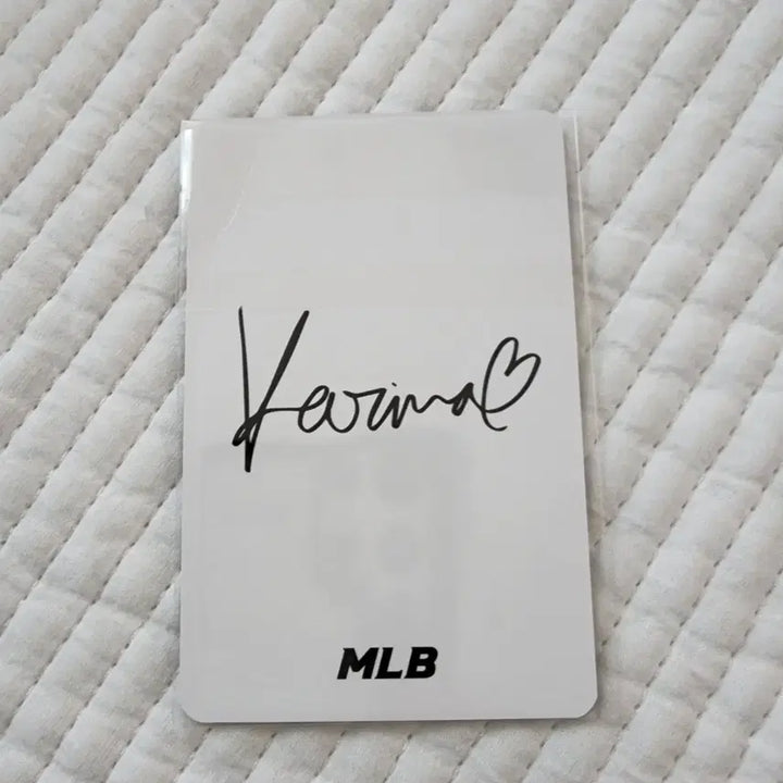 [BUNJANG] MLB Karina Photocard / MLB 카리나 포토카드