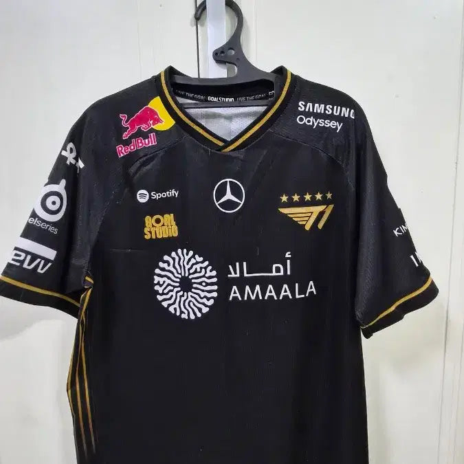 [BUNJANG] T1 2024 Home Uniform Jersey Gumayusi Marked (GOAL STUDIO) / M] 2024 T1 홈 유니폼 저지 구마유시 마킹 (골스튜디오/올나감 하자)