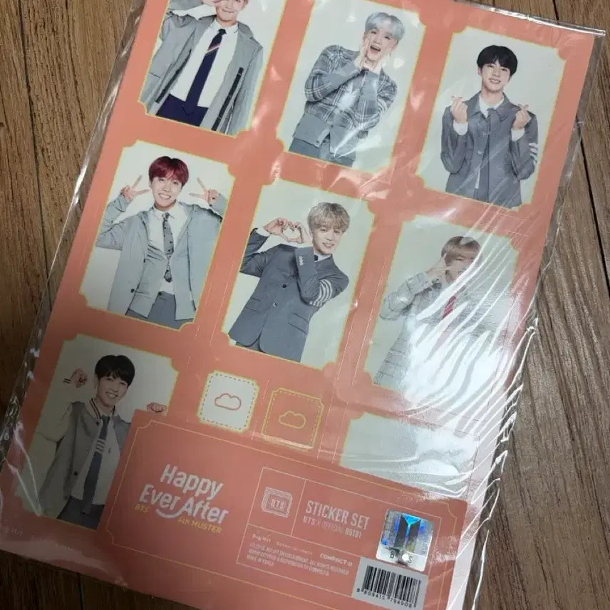 [BUNJANG] BTS 4TH MUSTER Happy Ever After Official Sticker Set Sealed / BTS 4TH MUSTER Happy Ever After 공식 스티커 세트 미개봉