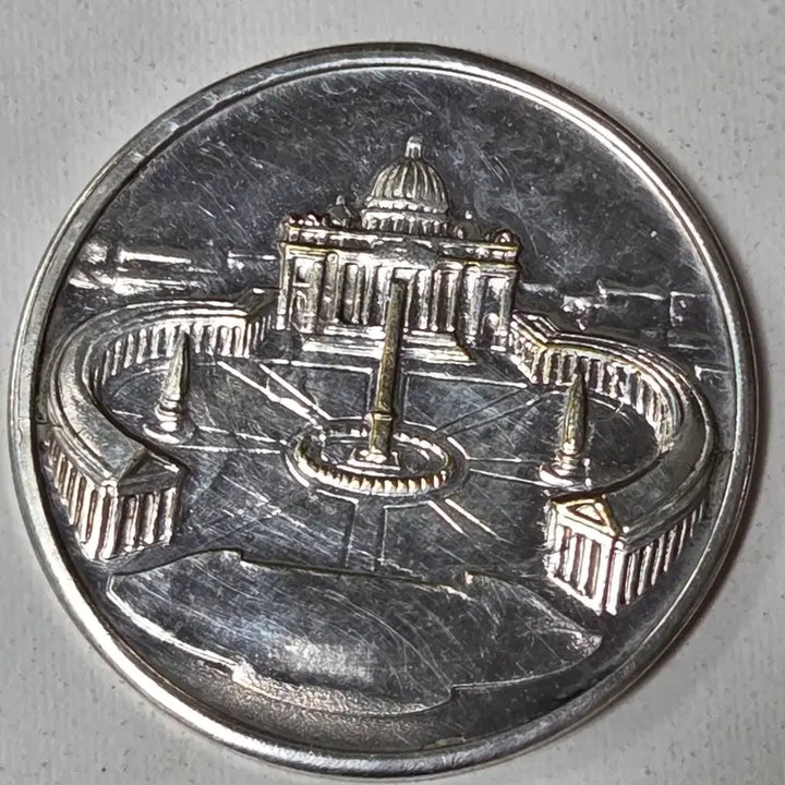 [BUNJANG] Antique Italian Pope John Paul II Catholic Medal / 앤틱 이탈리아 요한 바오로2세 메달 가톨릭 메달