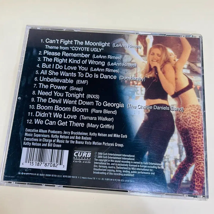 [BUNJANG] Coyote Ugly Original Motion Picture Soundtrack CD / [중고음반/CD] 코요테어글리 Coyote Ugly 영화음악 OST
