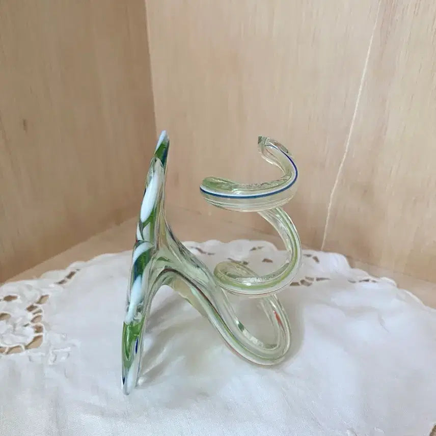 [BUNJANG] Vintage Murano Glass Flower Ornament / 빈티지 무라노 유리장식