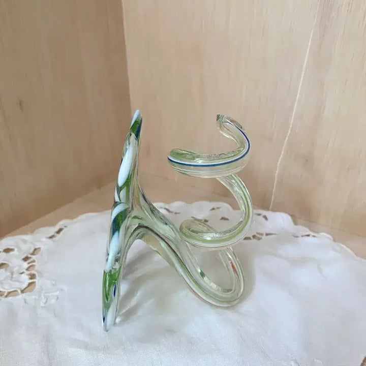 [BUNJANG] Vintage Murano Glass Flower Ornament / 빈티지 무라노 유리장식